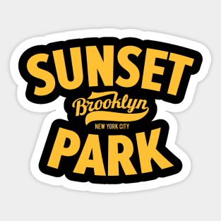 Sunset Park NYC - Urban Vibes Emblem for Trendsetters - Brooklyn Style Sticker